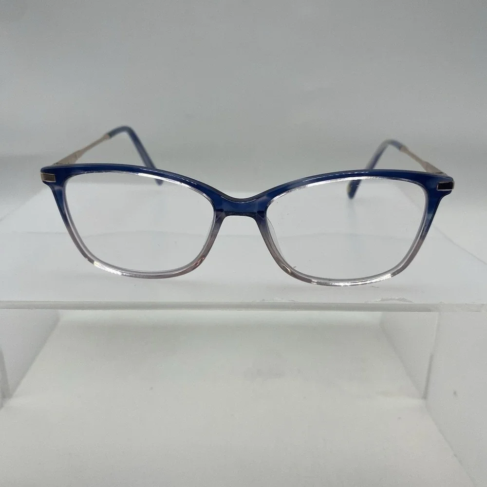 Ted Baker eyeglasses Women FRAME ONLY TFW011 61-15-135 Blue Gold 561